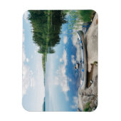 Water | Canoe on Lake in Sweden Magneet (Verticaal)