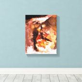 WATER CANVAS AFDRUK (Insitu (Houten vloer))