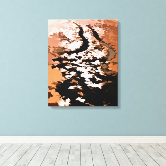 WATER CANVAS AFDRUK (Insitu (Houten vloer))