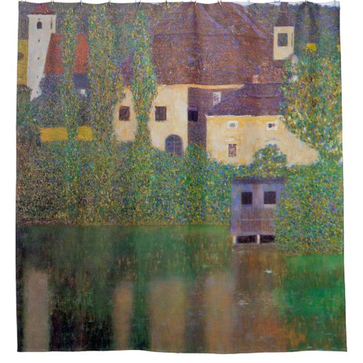 Water Castle, Gustav Klimt Douchegordijn (Voorkant)