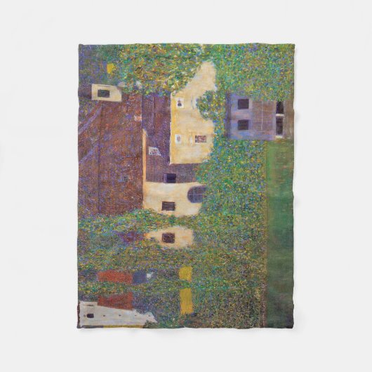 Water Castle, Gustav Klimt Fleece Deken (Voorkant)