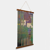 Water Castle, Gustav Klimt Hangend Wandkleed (Gebogen)