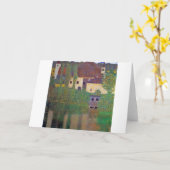 Water Castle, Gustav Klimt Kaart (Gele Bloem)