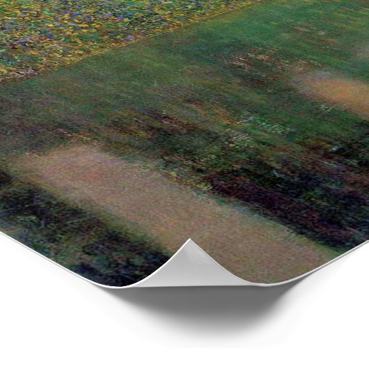 Water Castle, Gustav Klimt Poster (Hoek)