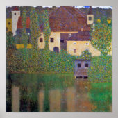 Water Castle, Gustav Klimt Poster (Voorkant)