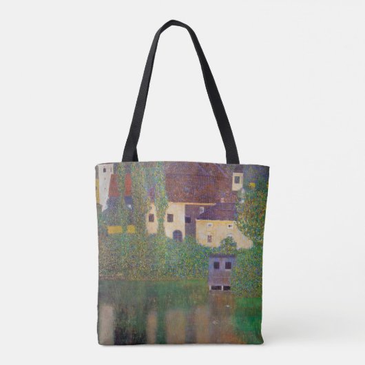 Water Castle, Gustav Klimt Tote Bag (Achterkant)