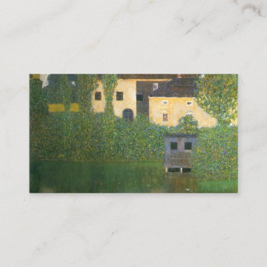 Water Castle - Gustav Klimt Visitekaartje (Voorkant)