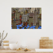 WATER CITY POSTER (Keuken)
