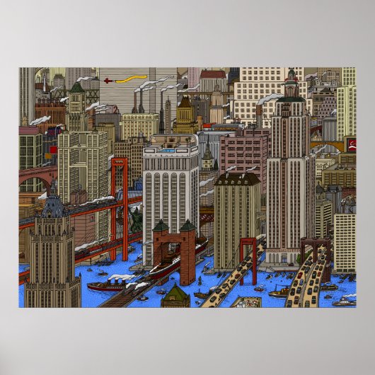 WATER CITY POSTER (Voorkant)