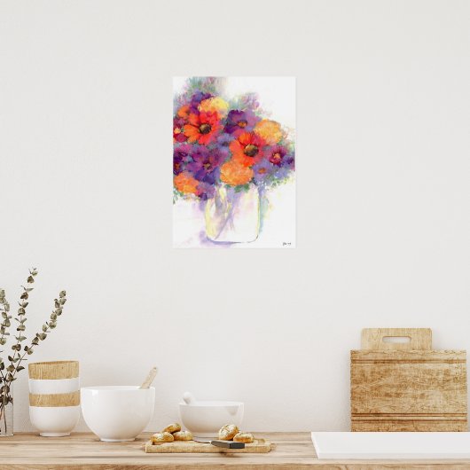 water color still life poster (Keuken)