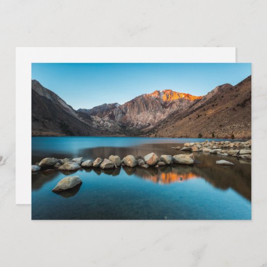 Water | Convict Lake Sierra Nevada Bedankkaart (Voorkant / Achterkant)