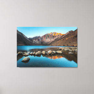 Water Convict Lake Sierra Nevada Canvas Afdruk