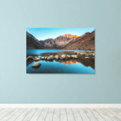 Water | Convict Lake Sierra Nevada Canvas Afdruk (Insitu (Houten vloer))