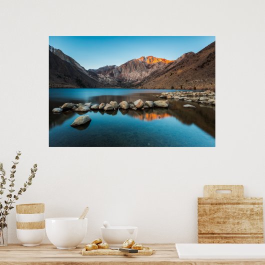 Water | Convict Lake Sierra Nevada Poster (Keuken)