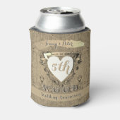 Water Cooler van het vijfde Jubileum van het Wedde (Blikje Achterkant)