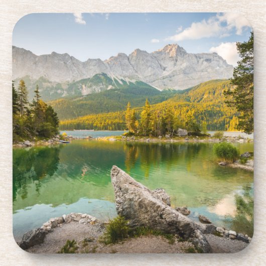 Water | Dachstein Mountains Lake Germany Bier Onderzetter (Voorkant)