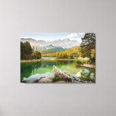 Water | Dachstein Mountains Lake Germany Canvas Afdruk (Voorkant)