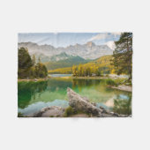 Water | Dachstein Mountains Lake Germany Fleece Deken (Voorkant (Horizontaal))