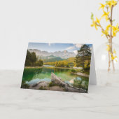 Water | Dachstein Mountains Lake Germany Kaart (Gele Bloem)