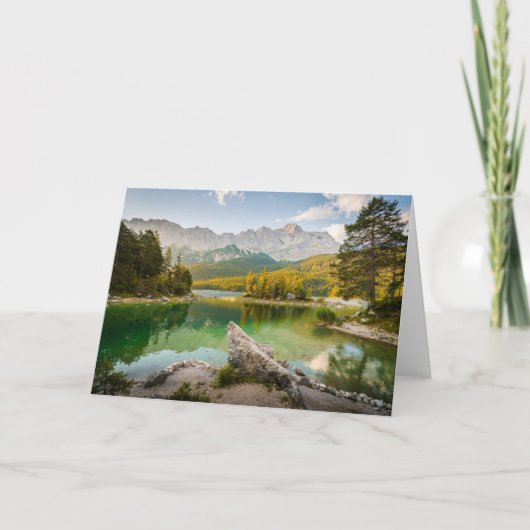 Water | Dachstein Mountains Lake Germany Kaart (Voorkant)