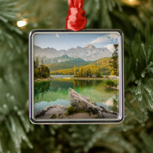 Water Dachstein Mountains Lake Germany Metalen Ornament