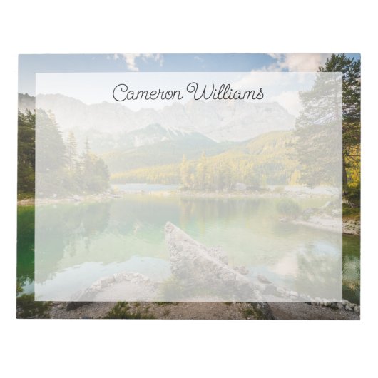 Water | Dachstein Mountains Lake Germany Notitieblok (Voorkant)