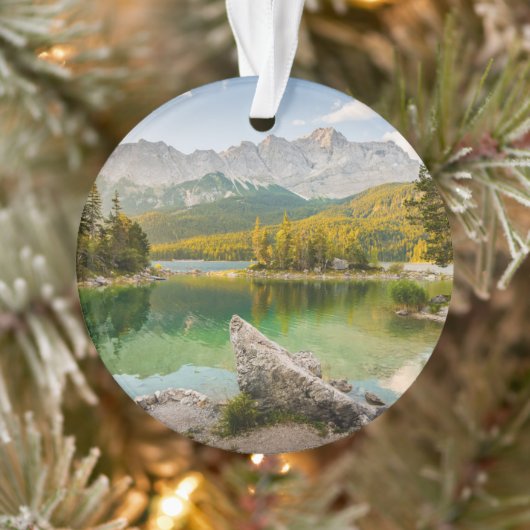 Water | Dachstein Mountains Lake Germany Ornament (Boom)
