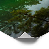 Water | Dachstein Mountains Lake Germany Poster (Hoek)