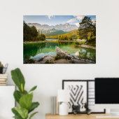 Water | Dachstein Mountains Lake Germany Poster (Thuiskantoor)