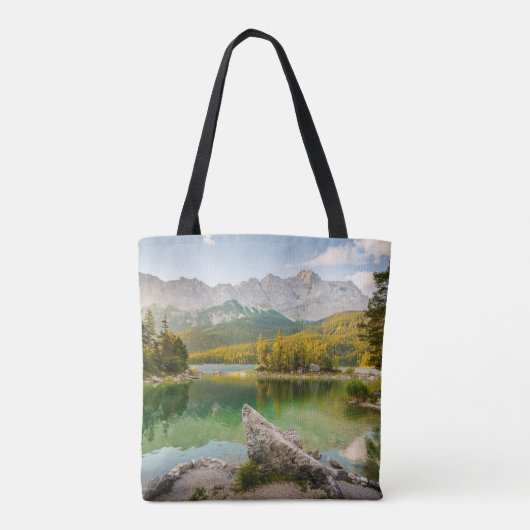 Water | Dachstein Mountains Lake Germany Tote Bag (Achterkant)