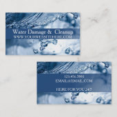 Water Damage Service en schoonmaken Visitekaartje (Voorkant / Achterkant)