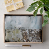 Water dat door het sneeuwweefsel stroomt tissuepapier (Geschenk)