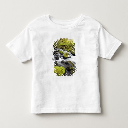 Water dat door met moss beklede raketten in een st kinder shirts (Voorkant)