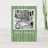 Water dat je wast voor kerstWenskaart Bedankkaart (Voorkant)