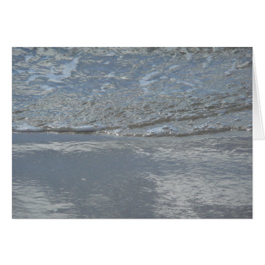 Water dat op het strand kabbelt Abstracte fotograf (Voorkant Horizontaal)