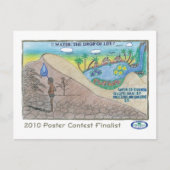 Water:  De val van het leven Briefkaart (Voorkant)