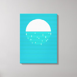 WATER - De vier elementen Canvas Afdruk