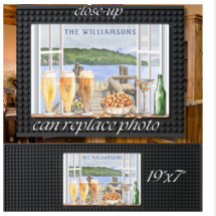 Water Dock of uw foto monogram naam