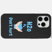 Water doet geen pijn Case-Mate iPhone case (Achterkant (horizontaal))