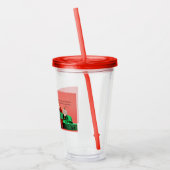 Water doet het lichaam goed! acryl drinkbeker (Links)