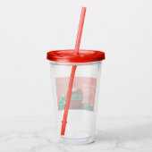 Water doet het lichaam goed! acryl drinkbeker (Achterkant)
