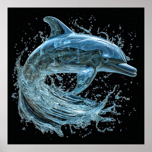🐬 Water Dolfijn Kunst Oceaan Decoratie Cadeau Voo (Voorkant)