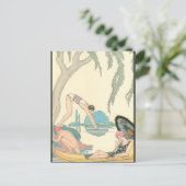 Water door George Barbier 1913 Briefkaart (Staand voorkant)