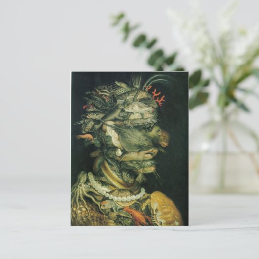 Water door Giuseppe Arcimboldo Briefkaart (Staand voorkant)