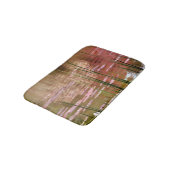Water door middel van rode bathmat badmat (Gekanteld)