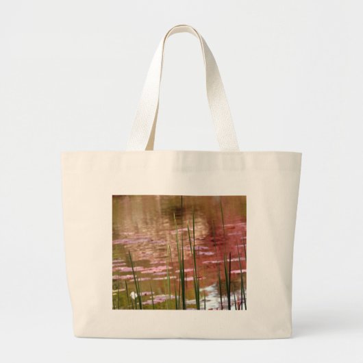 Water door toevoer grote tote bag (Voorkant)