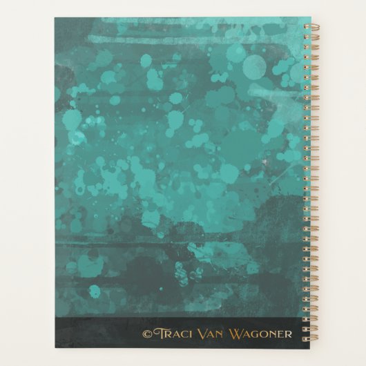 Water Dragon Art Planner (Achterkant)