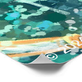 Water Dragon Art Poster (Hoek)