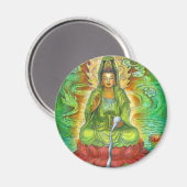 "Water Dragon" Kuan Yin Magnet (Voorkant / Achterkant)