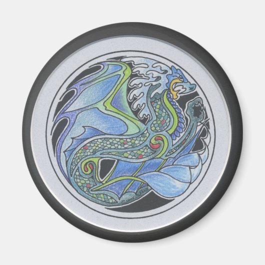 Water Dragon Magnet (Voorkant)